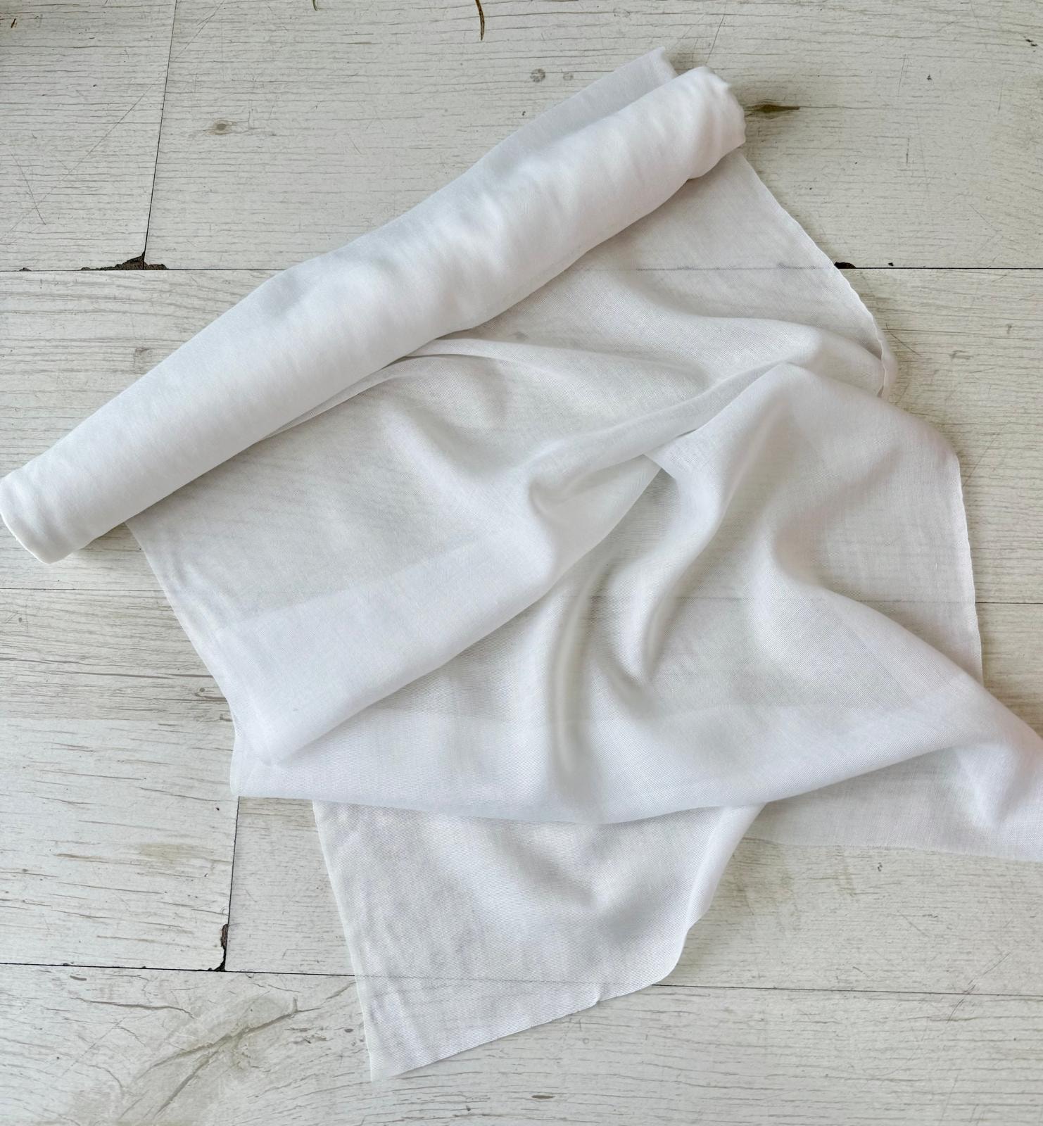 רנר כותנה שויצרית - לבן