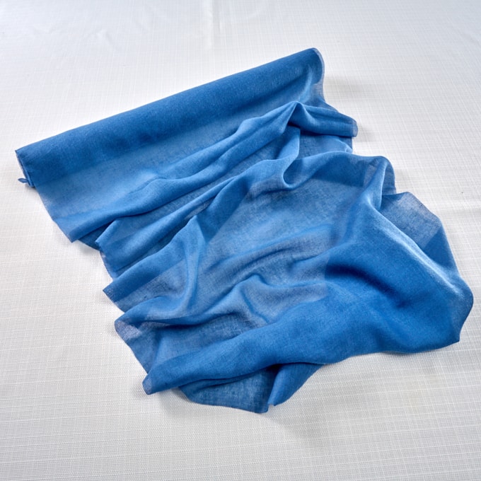 רנר כותנה שויצרית - כחול