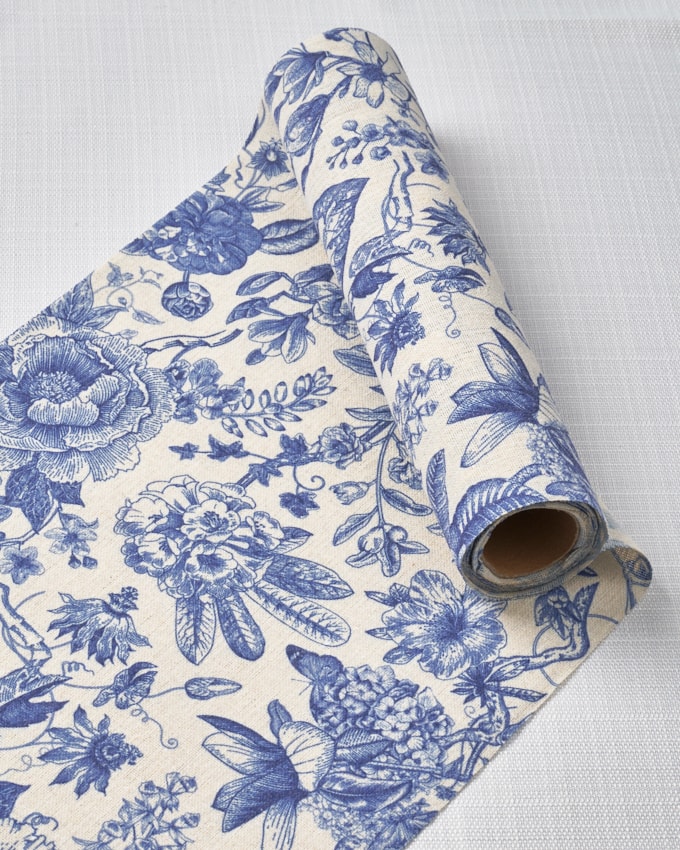 רנר הדפס אנגלי - כחול