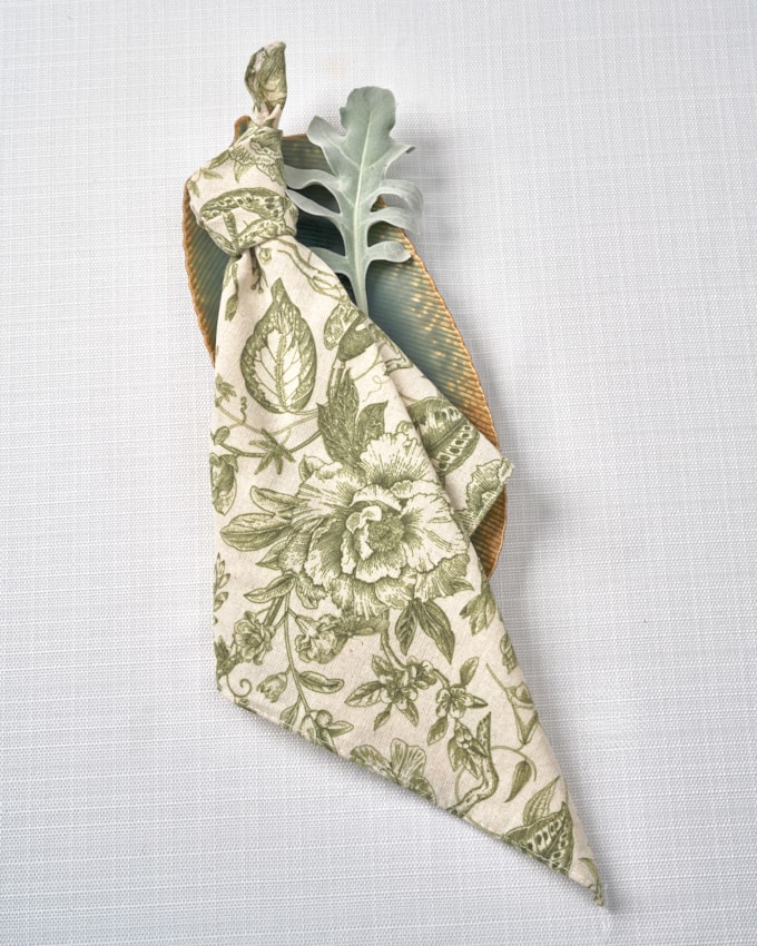 מפיות הדפס אנגלי - ירוק