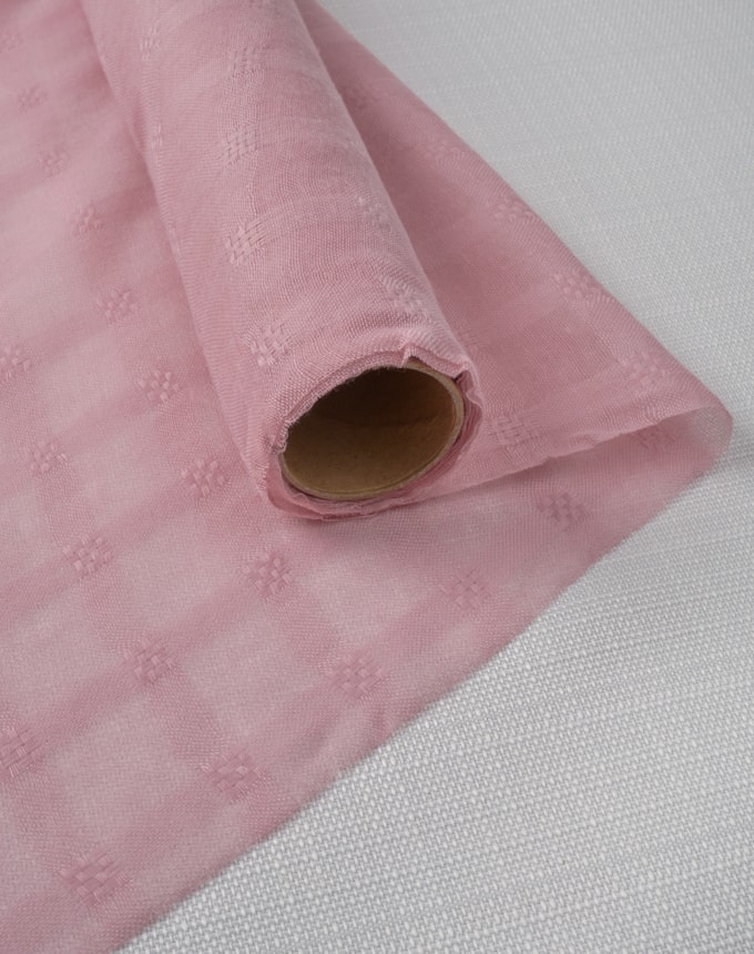 רנר ריבועים קטנים - ורוד