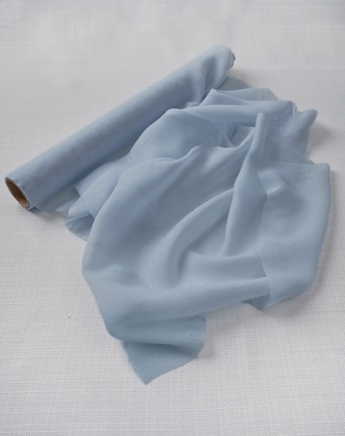 רנר כותנה שויצרית - תכלת