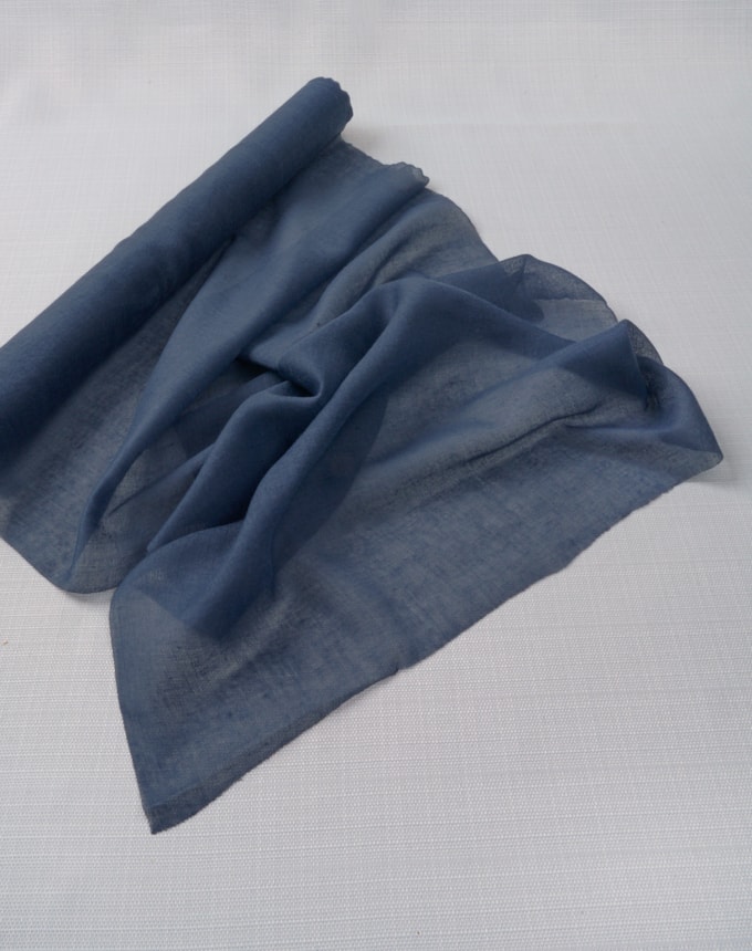 רנר כותנה שויצרית - כחול כהה