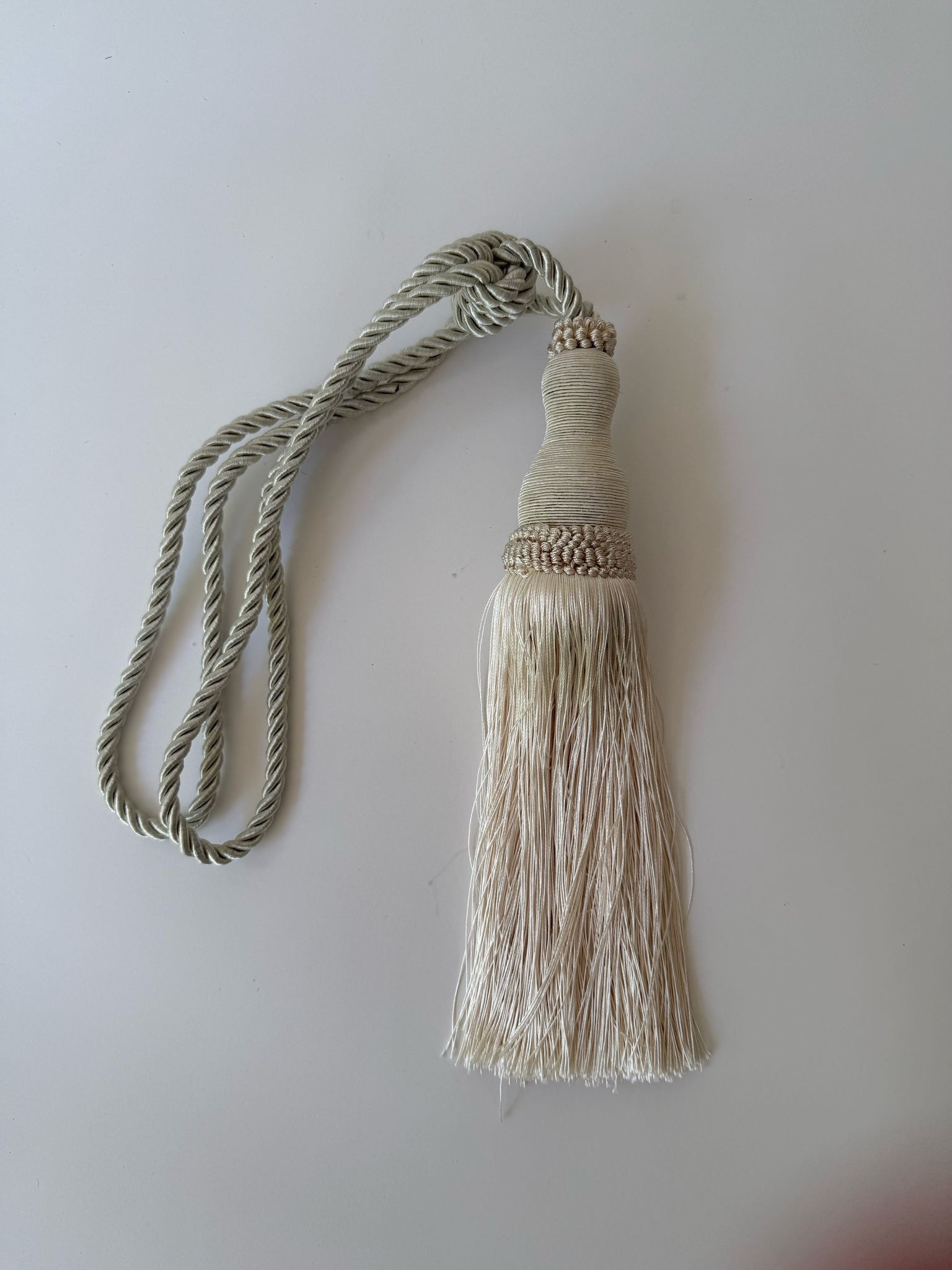 גדיל וילון - שמנת