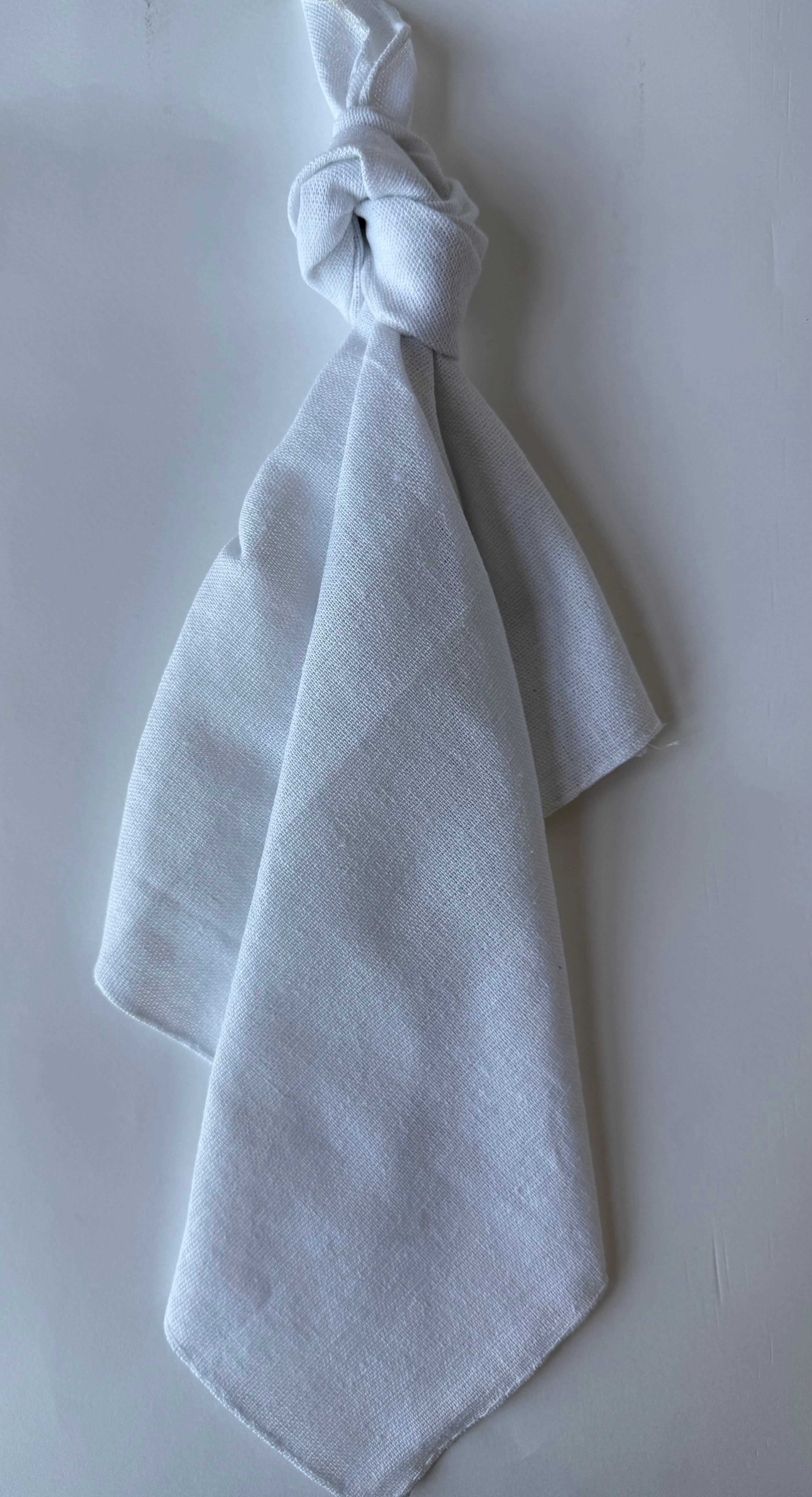 מפית קנבס - לבן